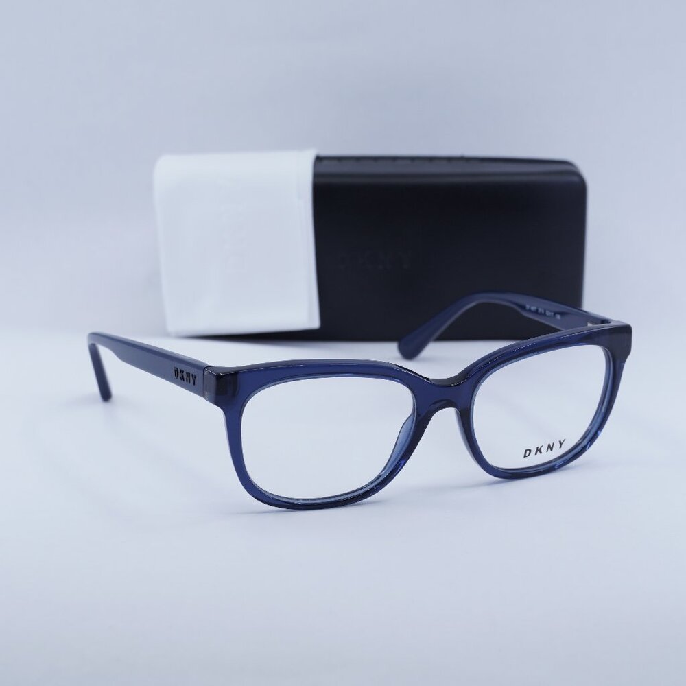 Dkny DY4677 3714 Square 52mm Eyeglasses - Blue Translucent